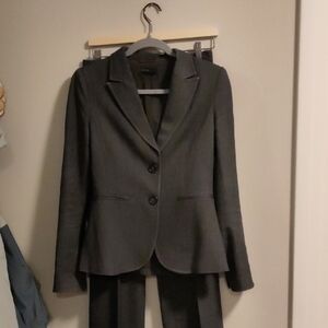 United Colors Of Benetton Charcoal Herringbone Pant Suit